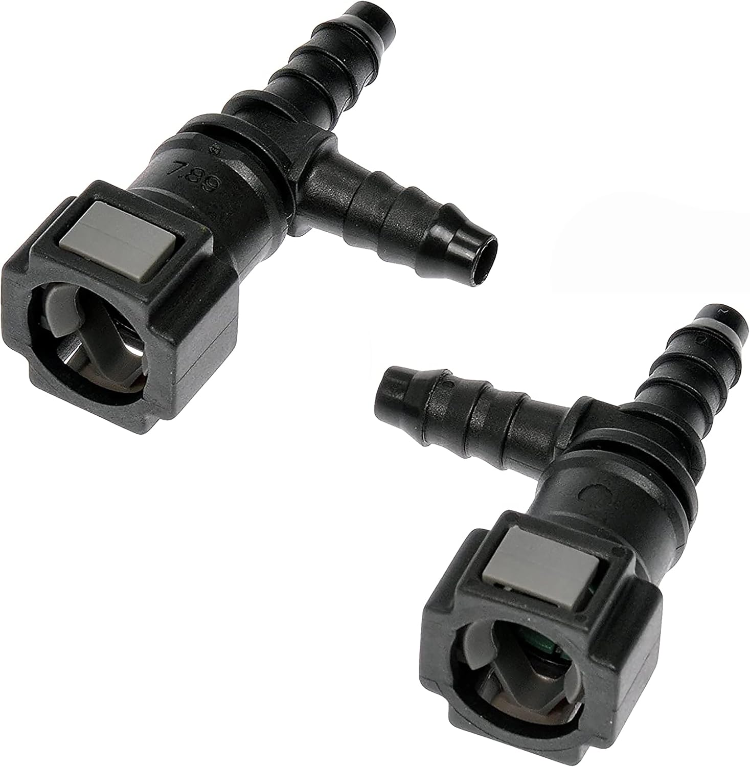 APDTY 911287 Quick Connector 5/16 In. Steel Tee to 6mm Nylon