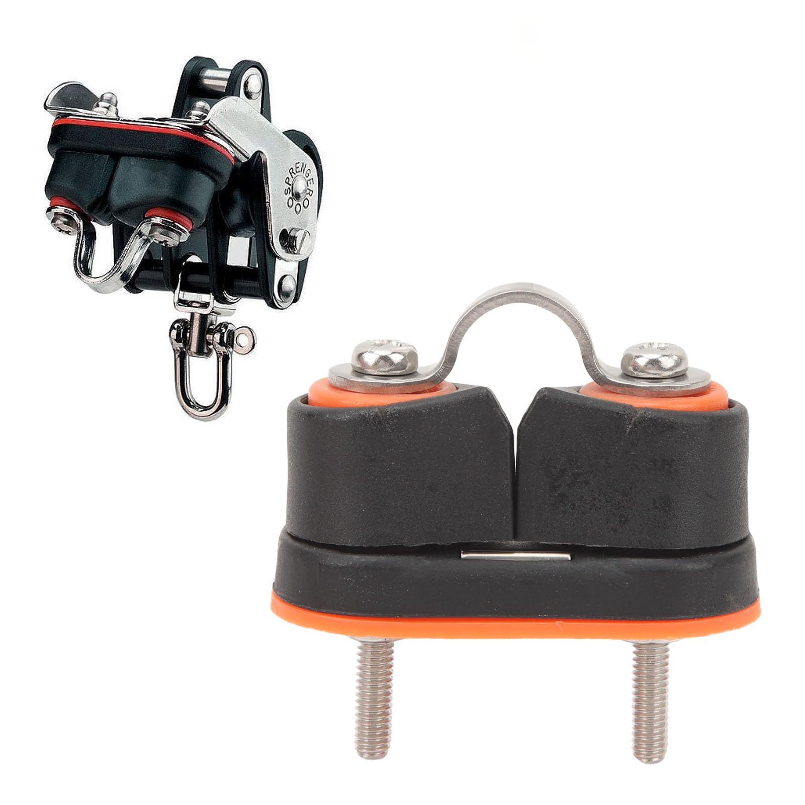 BORDSTRACT Cam Cleats, High Load Rope Cleats, Nylon Marine Ball Bearing Cam, Marine Bearing Fast Entry Cam Cleats, Sailboat Kayak Cam Cleat for Sailing Dinghy Accessories(3-12mm)