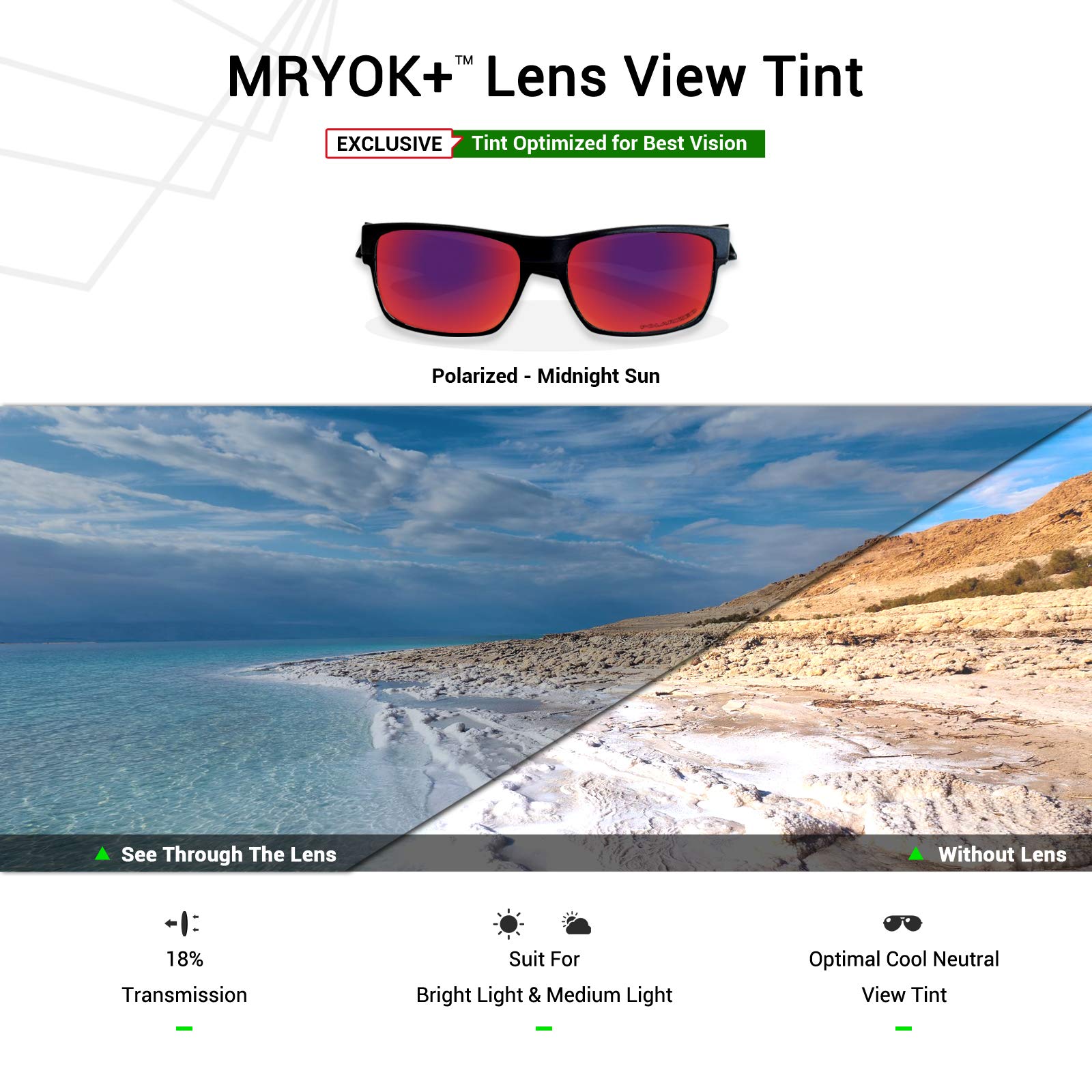 Lenti di ricambio Mryok per Oakley TwoFace OO9189 - Opzioni