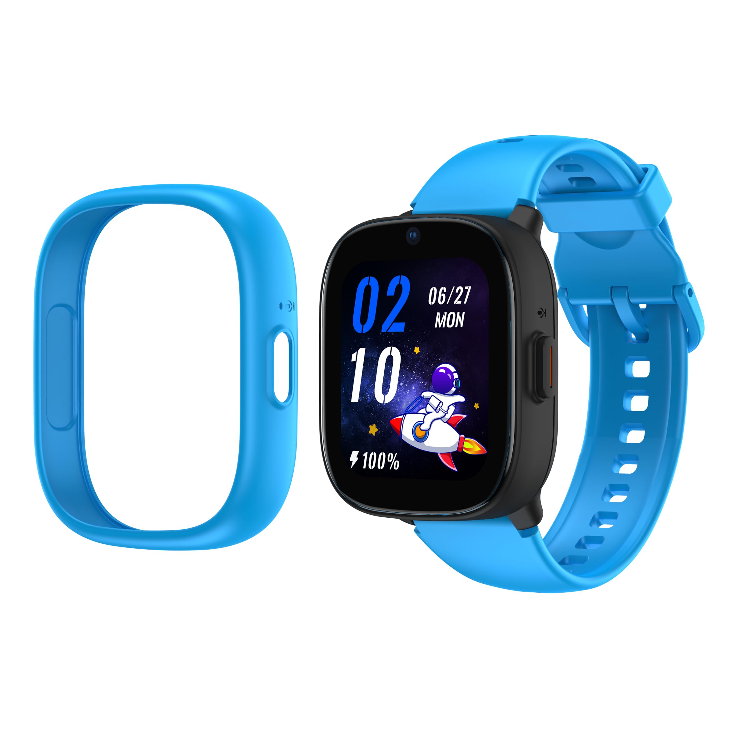 ODS | Radiocom Smartwatch 4G/Wi-Fi per bambini, Smartwatch con GPS e SOS, Chiamate e videochiamate, Chat e messaggi, Fotocamera, IP68 impermeabile, App LAGENIO, Schermo 1.7", Accessori inclusi