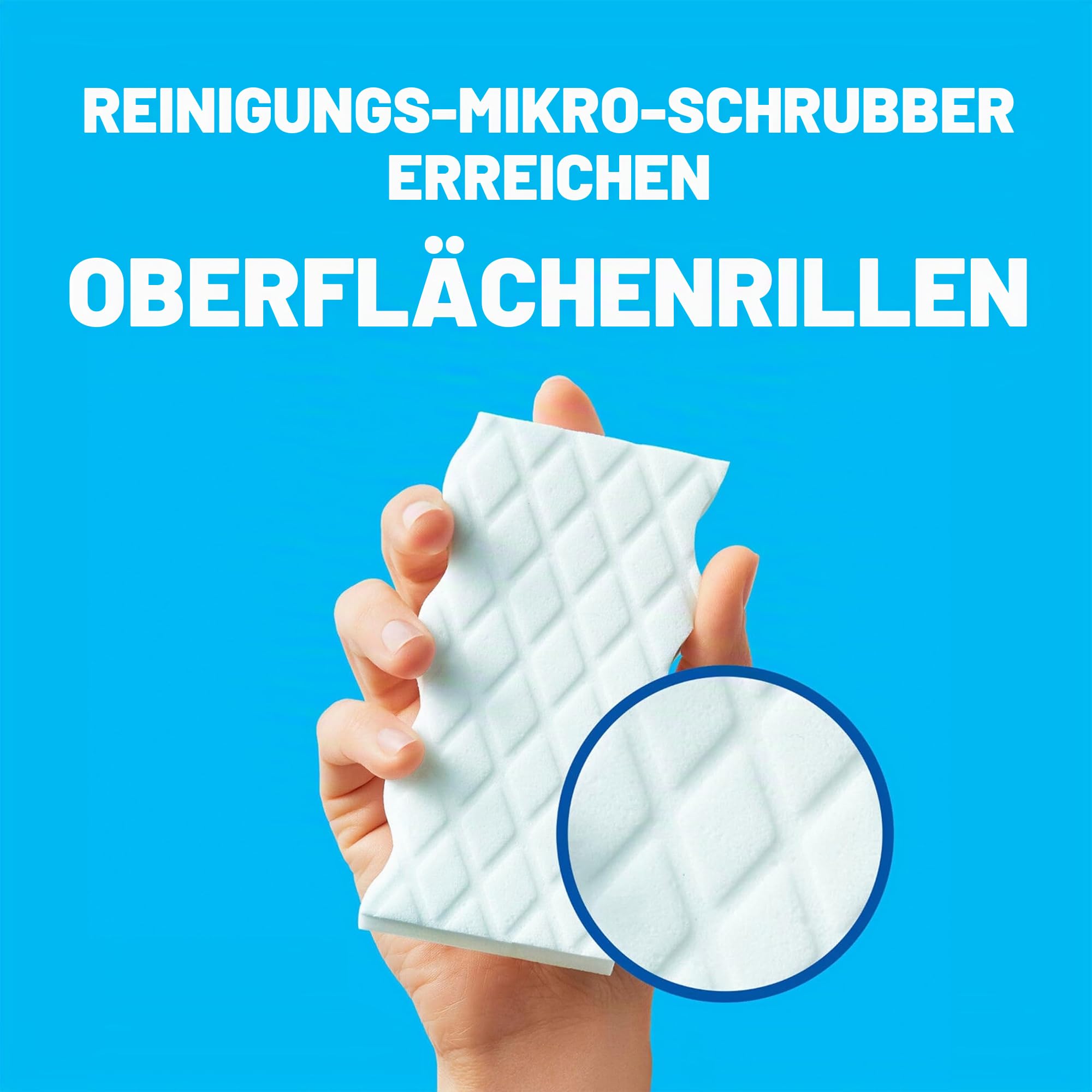 Mr. Clean Magischer Radiergummi, extra langlebig, Mehrzweck-Reiniger, Schuh, Badezimmer, Dusche und Autofenster und Windschutzscheibenreiniger, Reinigungspads, 10 Stück