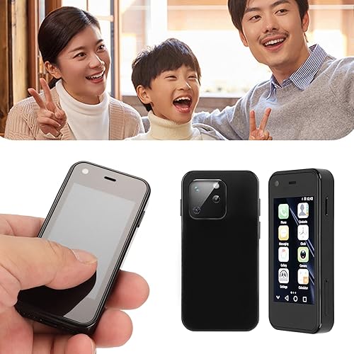 Miniatura 2 de ASHATA XS13 Mini teléfono inteligente, celular Android desbloqueado 3G de 2.5 pulgadas, carahuella digital, 1GB 8GB ROM, Quad Core, cámara de 2MP