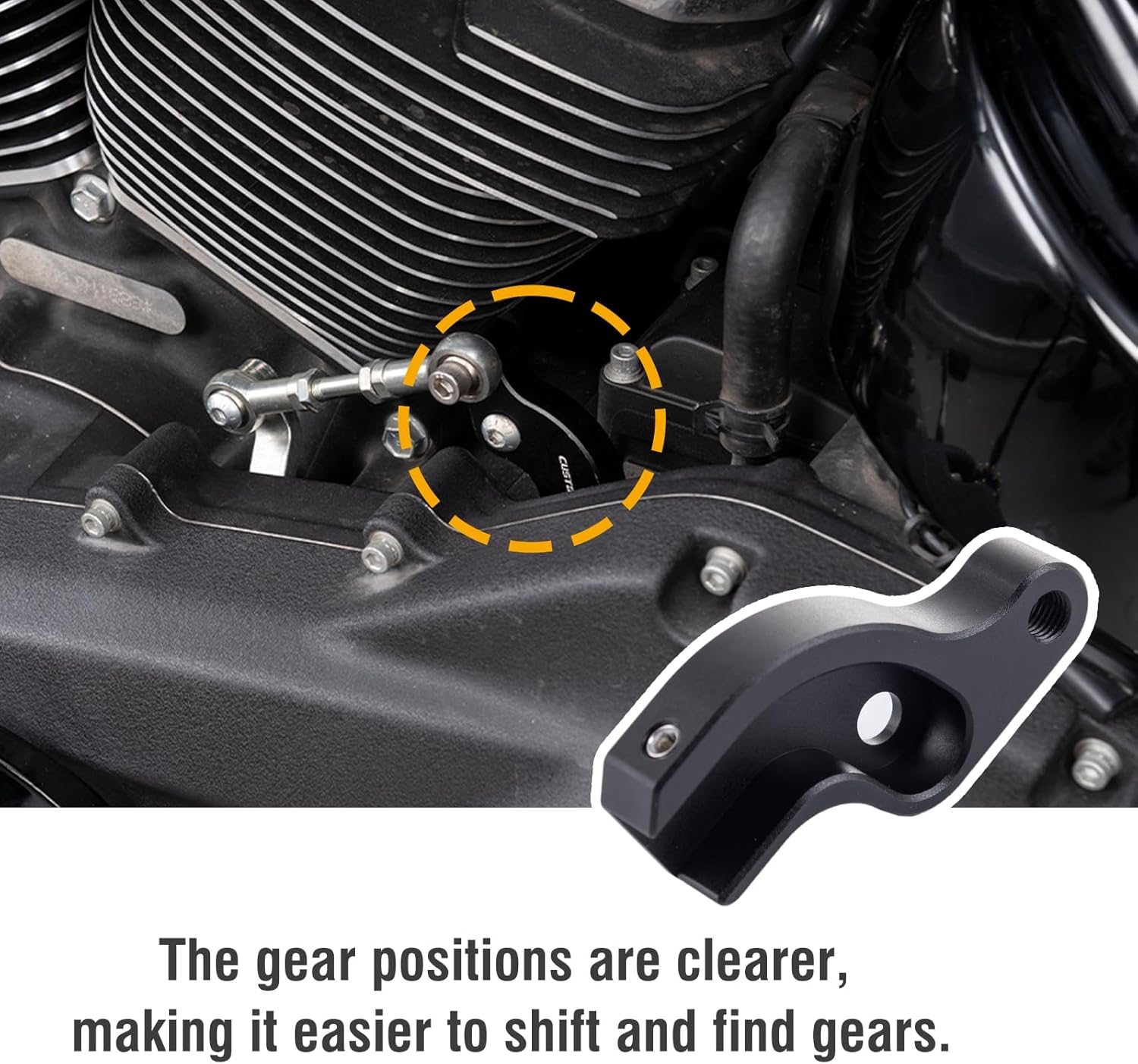 Harley Neutral Gear Assist Kit Shifter Assistant, Harley Gear Shift Helper Compatible with 2018+ Harley Touring, 2018+ Softail