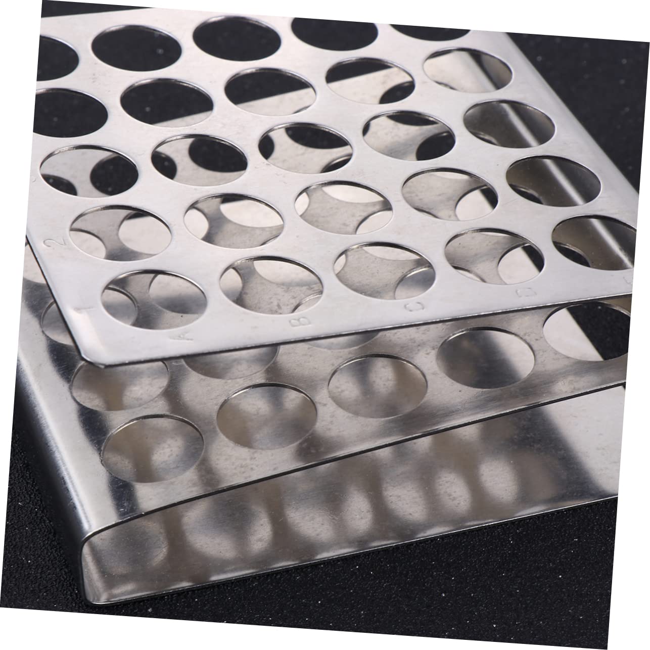 PartyKindom Titolare 3 Pezzi 25 supporto per provette da laboratorio chimica del portaprovette forniture per laboratori scolastici supporto per tubi di prova di legno provetta vassoio