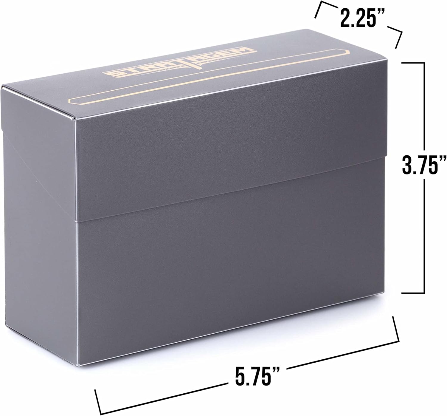 Stratagem The Big Box Double-Wide - Two Deck Oversized TCG Deck Box - Duel Deck Compatible with MTG Magic the Gathering Planechase, Archenemy Baseball, LCGs - Trading Card Games