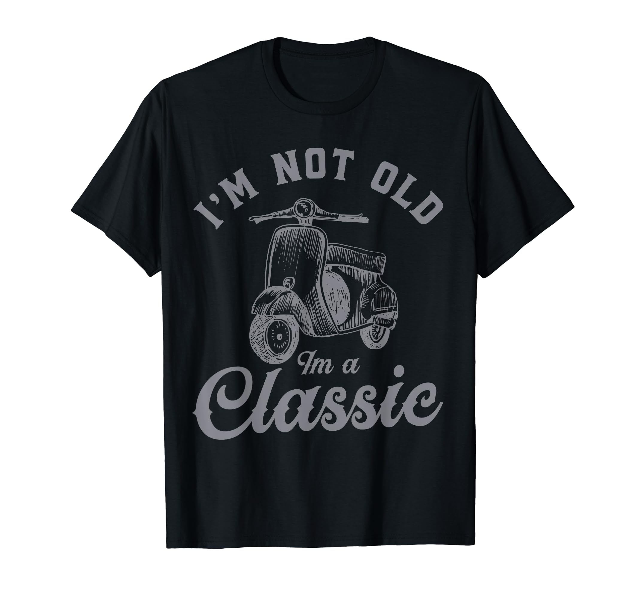 mod birthday classic scooter moped funny T-Shirt