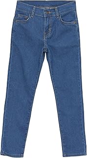 بنطلون جينز للأولاد مع خصر مطاطي قابل للتعديل من ال سي وايكيكي