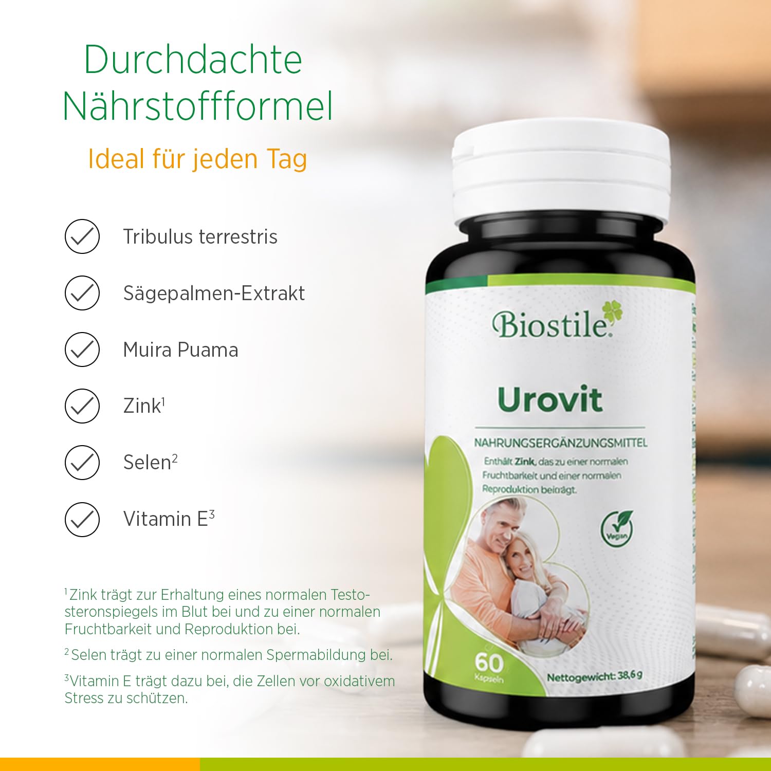 Urovit Complet | Kapseln & Kräutertee für Männer