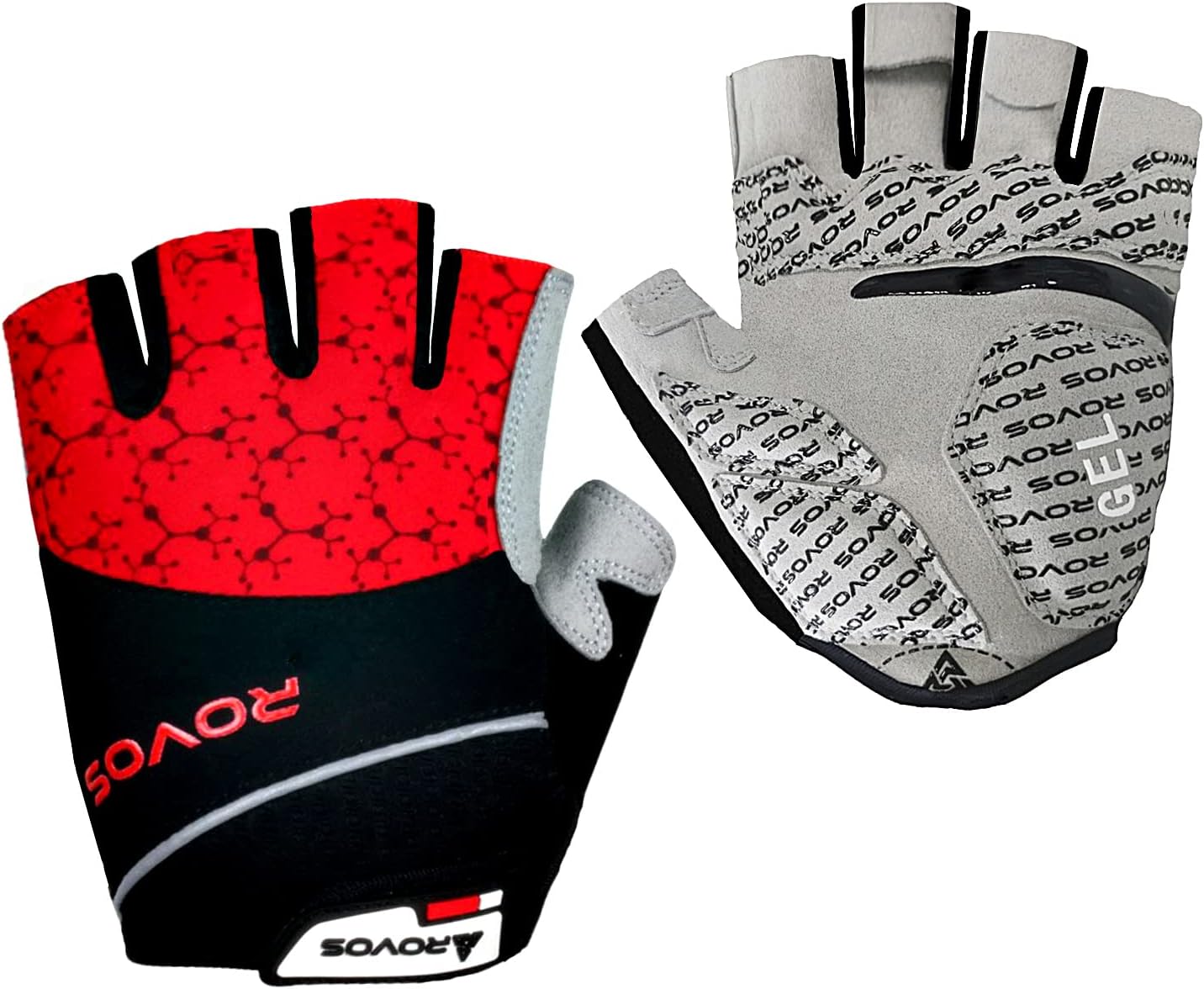 Men & Women Cycling Gloves – 5mm Padded Half Finger Breathable Mountain & Road Biking Gloves