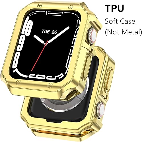 Miniatura 5 de Compatible con Apple Watch Band de 1.772 pulgadas, 1.732 pulgadas, 1.654 pulgadas, 1.614 pulgadas, 1.575 pulgadas, 1.496 pulgadas, correa de metal