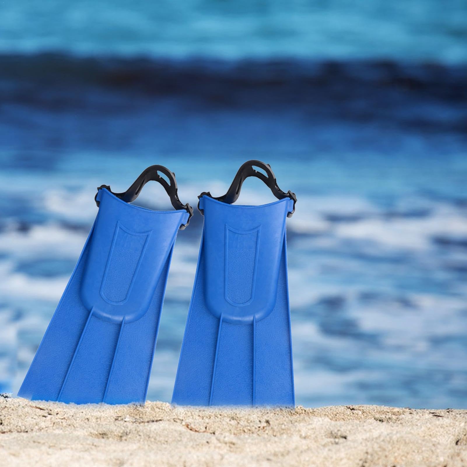 Palmes De Natation Réglables Pour Adultes – Longues/courtes, En Caoutchouc, Légères, Avec Sangle Cheville – Parfaites Pour Plongée, Snorkeling