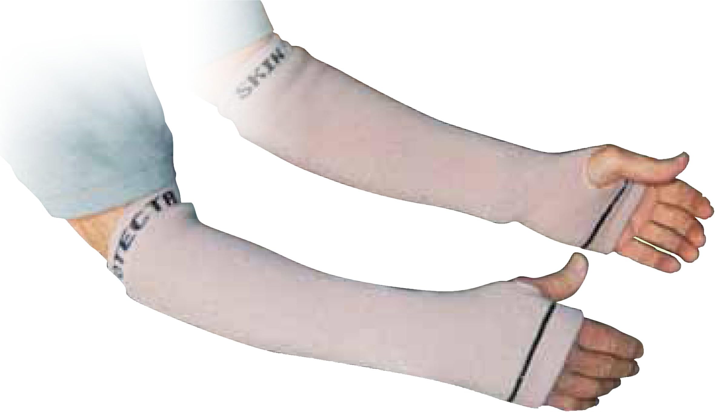 Skin Protecta Pair of Tear Prevention Antifriction Tubes for Arm, Medium Skin