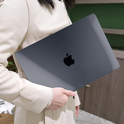 Miniatura 7 de MEEgoodo Funda transparente para MacBook Air M4M3M2 de 15 pulgadas 2025 2024 2023 (ajuste modelo A3241A3114A2941), carcasa rígida para laptop con