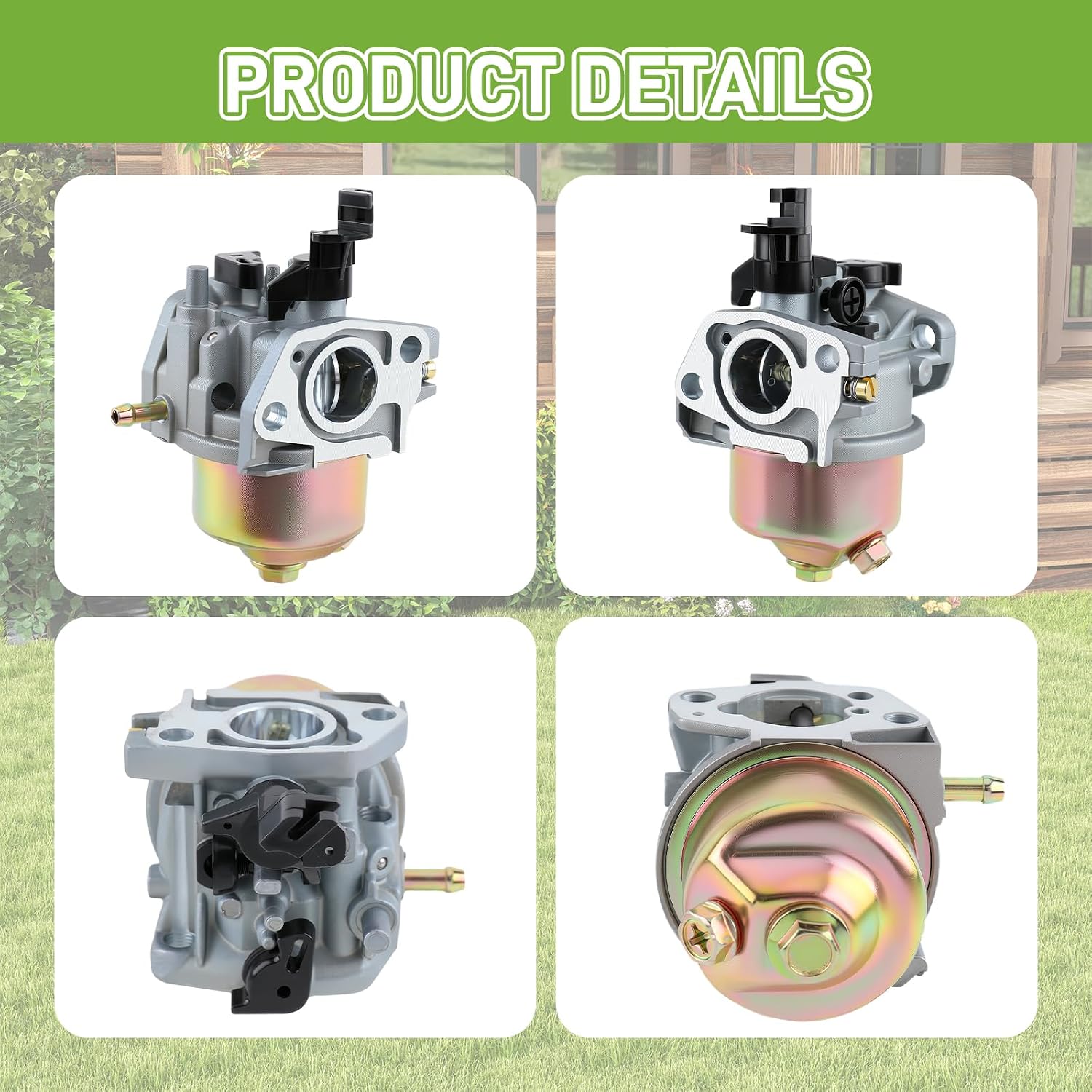 Carburetor Kit for Viper Earthquake 159cc Tiller for PowerStroke PS80516b PS80517 PS80519b 2200PSI 3000PSI
