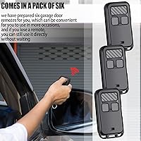 Vista 7 de Kingdder 6 unidades universales 890MAX para puerta de garaje, control remoto compatible con Chamberlain LiftMaster de 3 botones para apertura