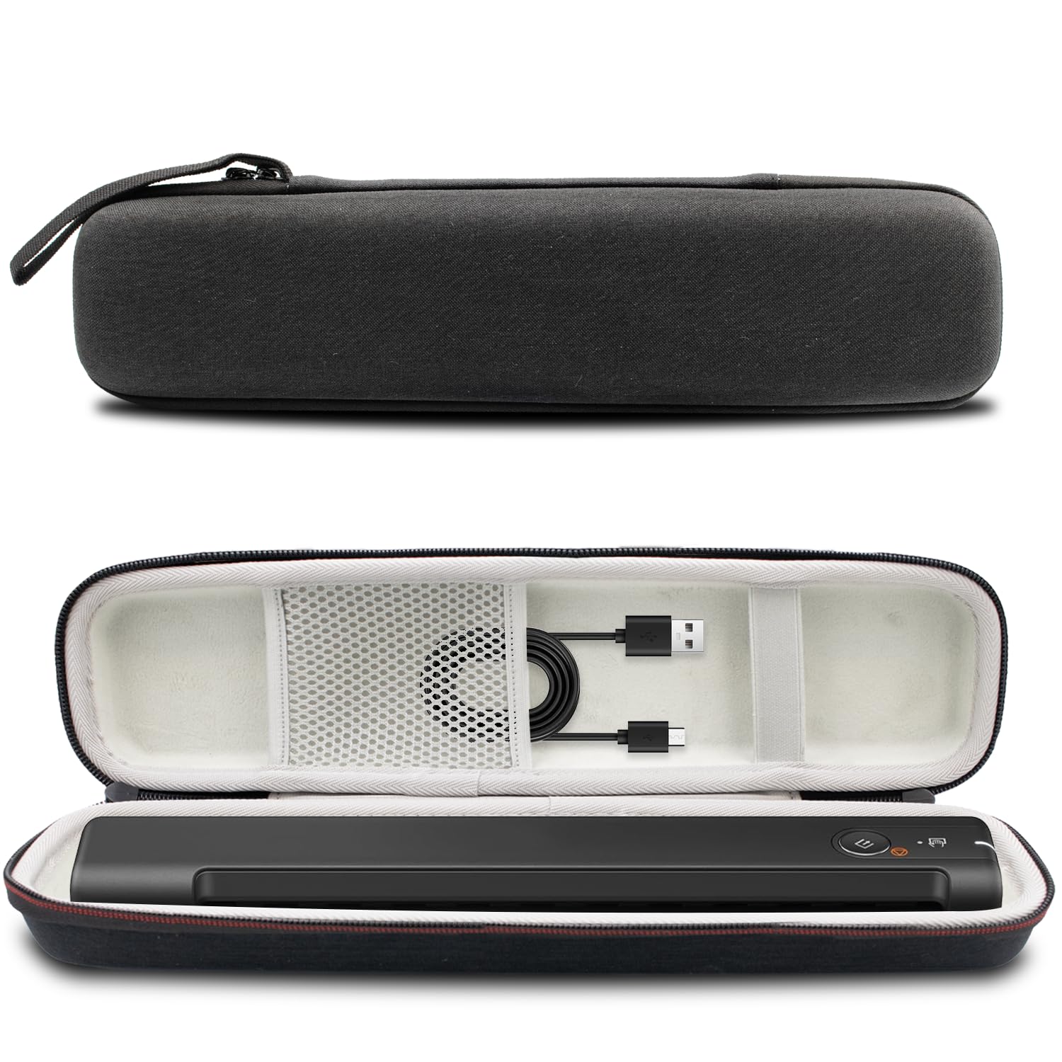 Tattoo Printer Hard Case, Protective Waterproof Bag ,Portable Compatible with Itari, COLORWING, Odaro, Omezizy M08F TP88 TP83 TP86 TP87 P831 PJ763MFi MT800 Portable Therma Printer (Black Case)-image-25