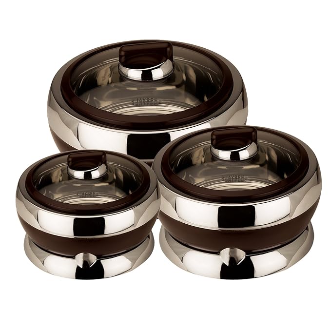 Buy JAYPEE Amaze Serving Set Brown Casserole Set of 3 Casserole