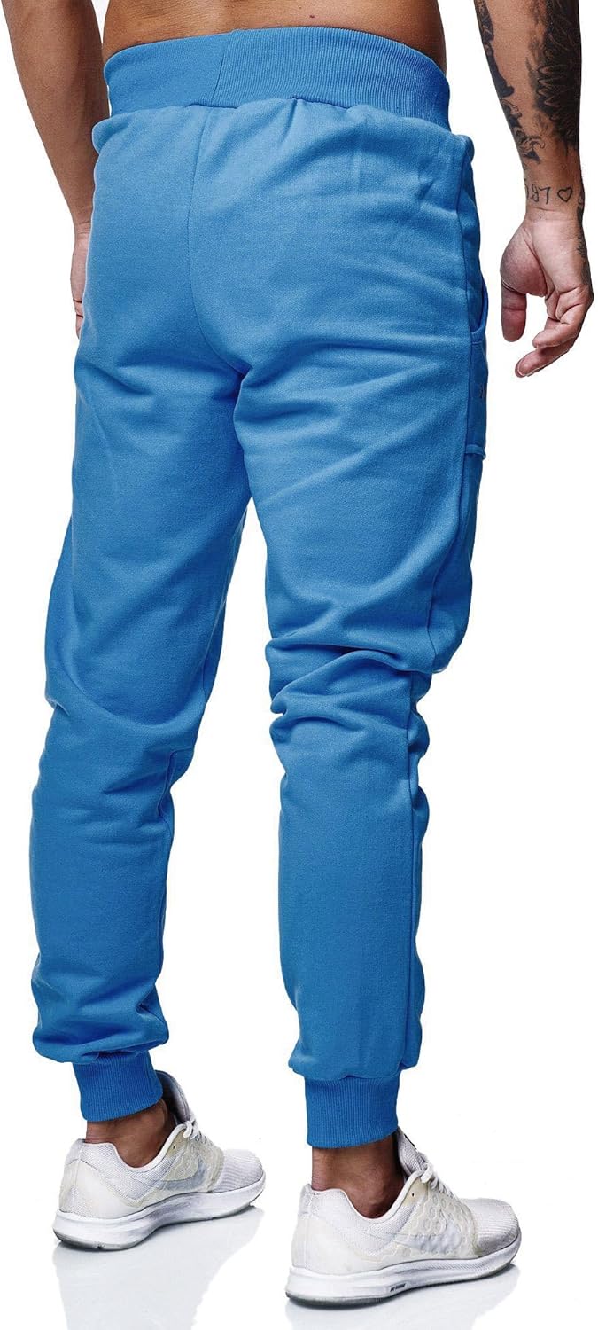 Marine Royal Men's Jogger Pants, Sports Fitness Running Casual Sweatpants - Image 5