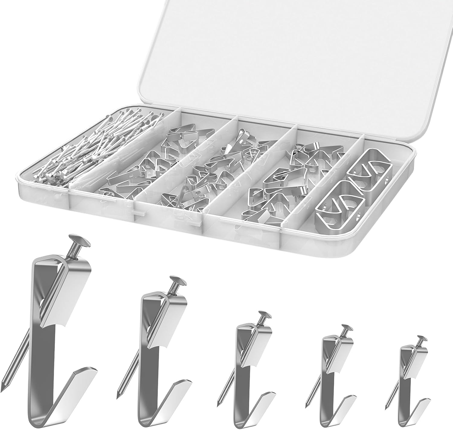 202 PCS Frame Hanger Kit, 10lb, 20lb, 30lb, 50lb&100lb Picture Hanging