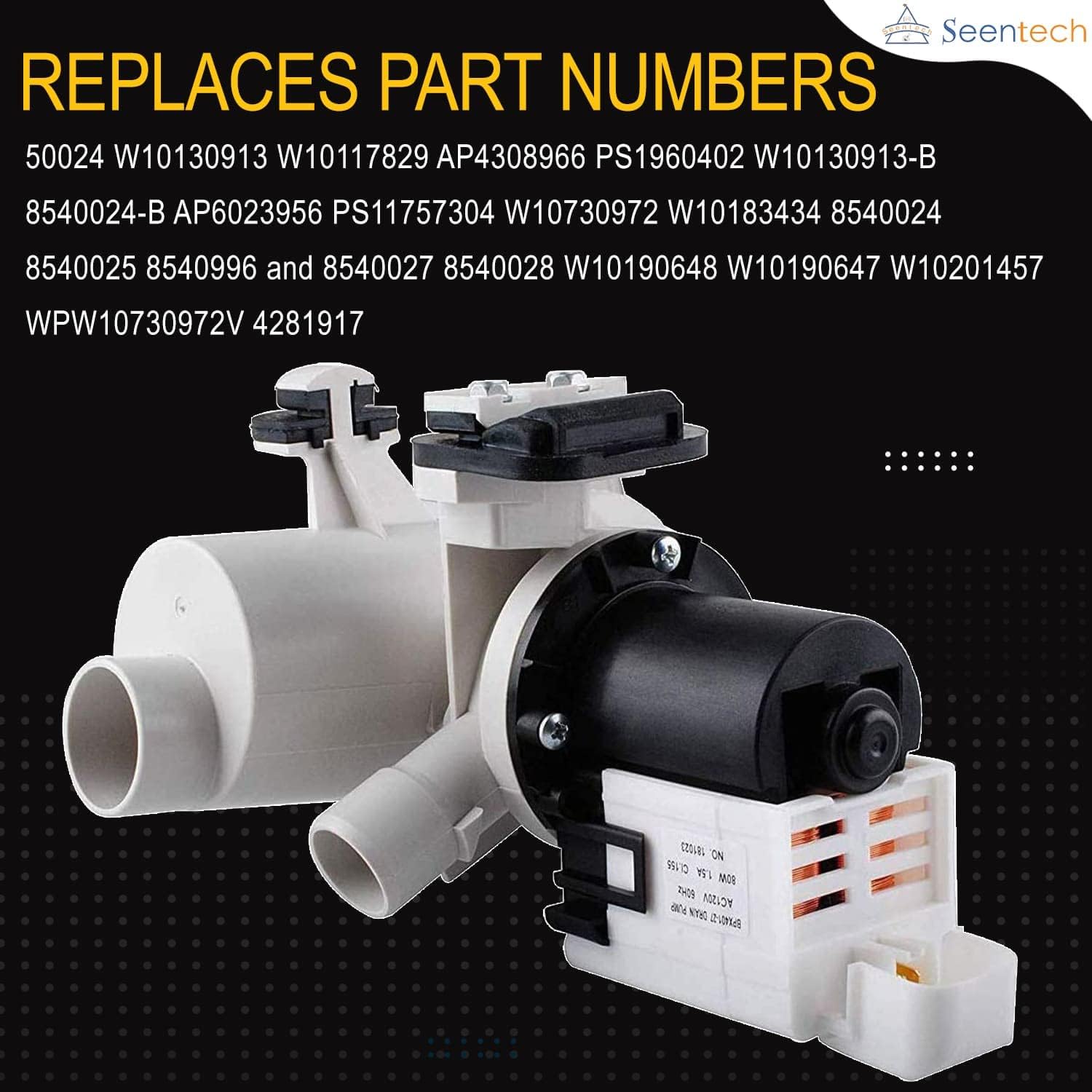 Image listing replacement part numbers