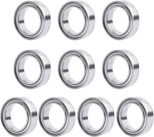 Miniatura 9 de 10pcs RC rodamientos de bolas para coches RC Rock Crawler Trucks Buggies modelos piezas de repuesto (0.197x0.394x0.157in)