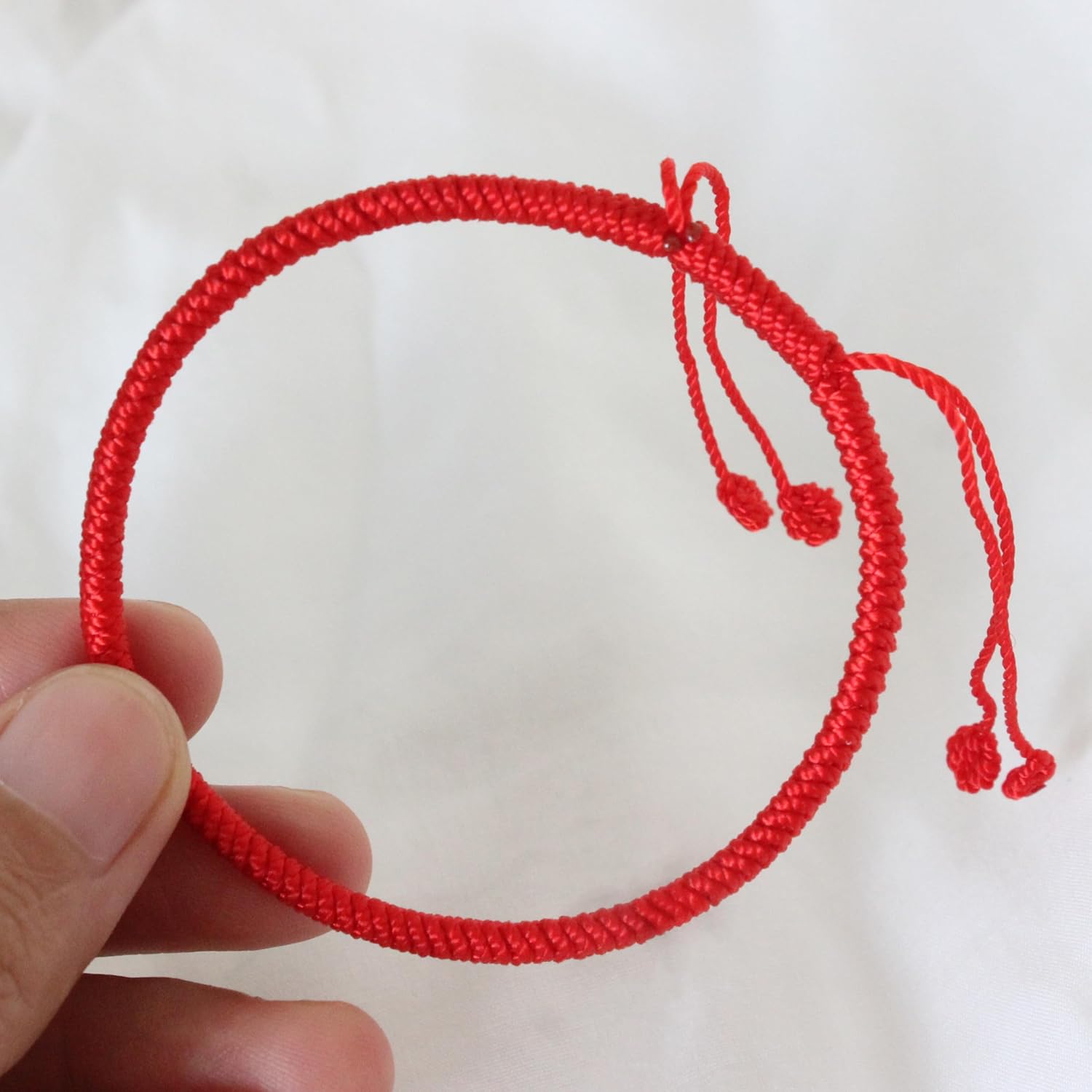 Red String Bracelet for Protection, Tibetan Buddhist Dorje Knot Lucky Rope Bracelet, Friendship Couple Lovers Promise Bracelet, Red Thread Bracelet for Women and Men - Image 3