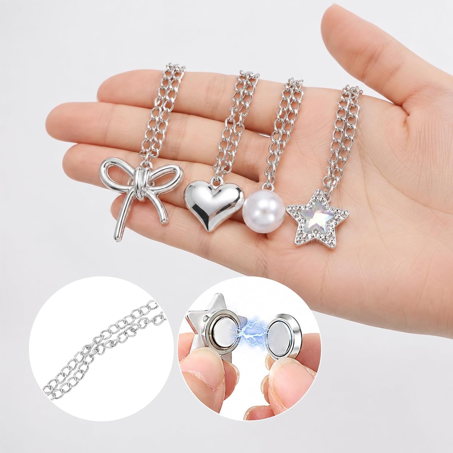8 Pcs Magnet Clothing Pins Multi Function Clothing Clips for Hemming