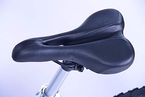 Miniatura 34 de Columba Bicicleta plegable de aleación de 26 pulgadas con 18 velocidades y doble suspensión plateado