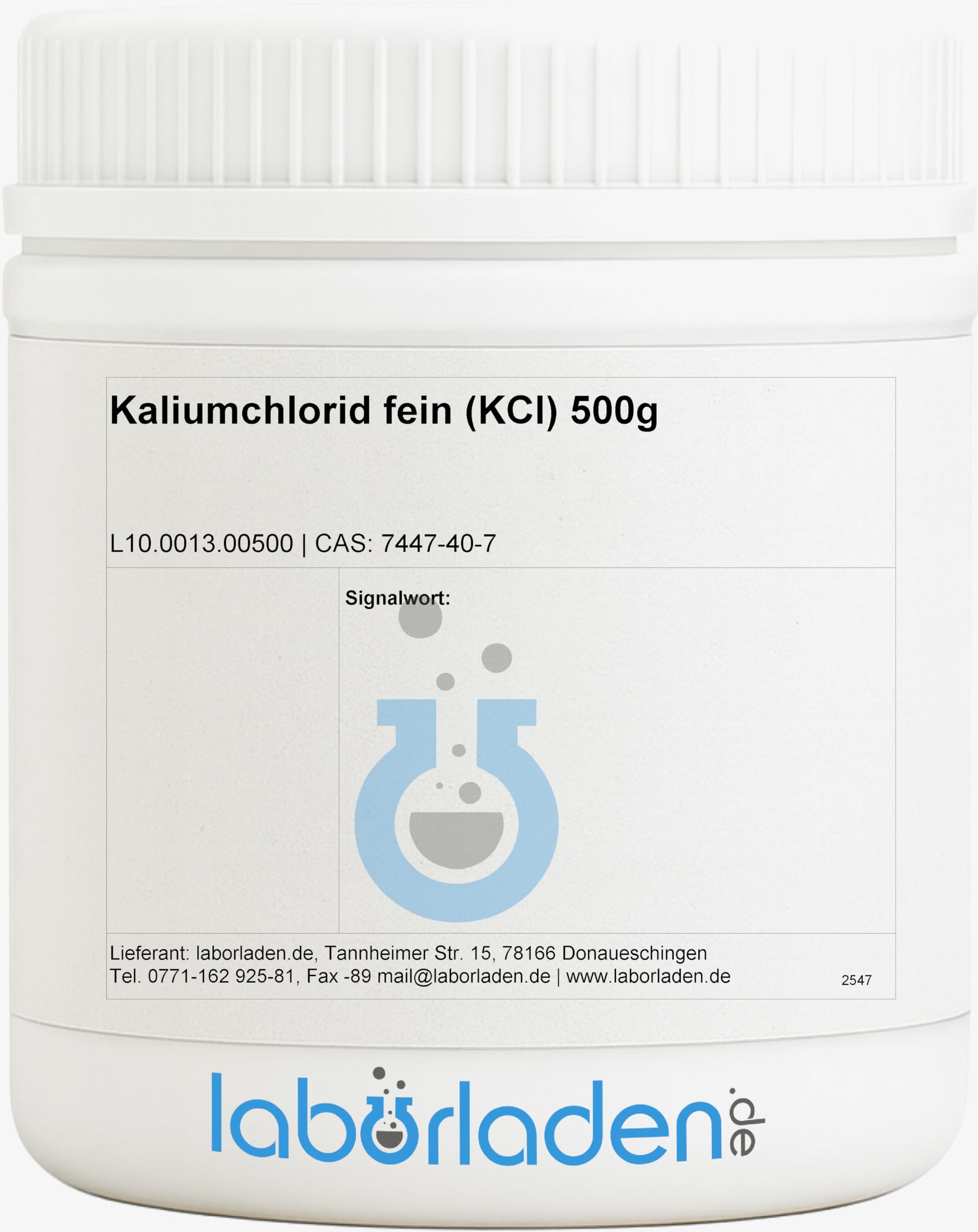 500 g chlorek potasu (KCl, do laboratorium, warsztatu, żywności)
