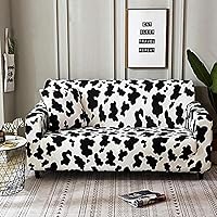 Vista 1 de HOOBUY Funda de sofá estampada, Funda elástica para sillón, funda de sofá biplaza con patrones para sillón con cojines de 2 plazas, Juego de sofá Bd