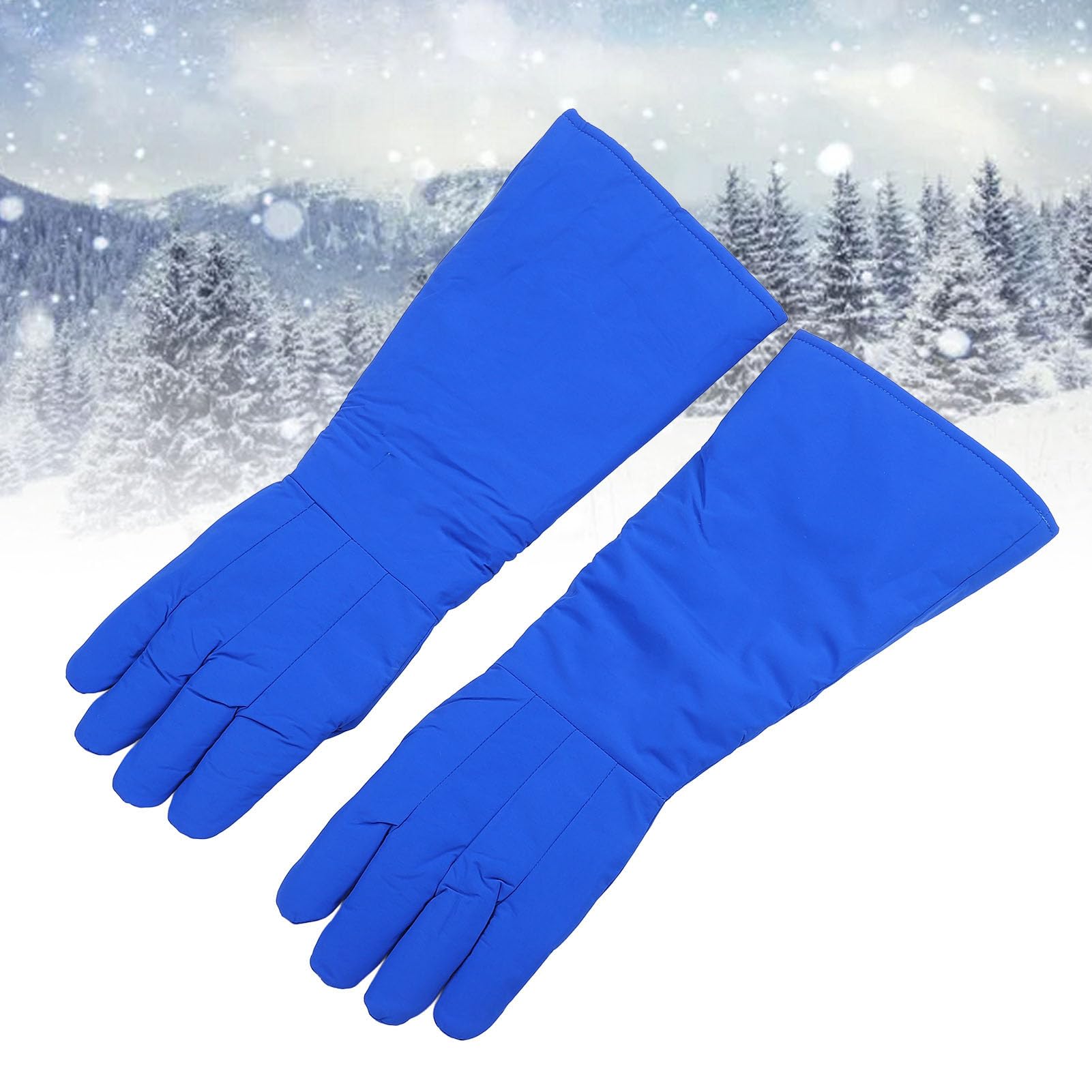 Fabater Cryogéniques, de Travail 4 Couches Résistants à la Température de -260 ℃ à +148 ℃, Antigel, de Protection à L'azote Liquide LN2 Basse Température, 58 Cm