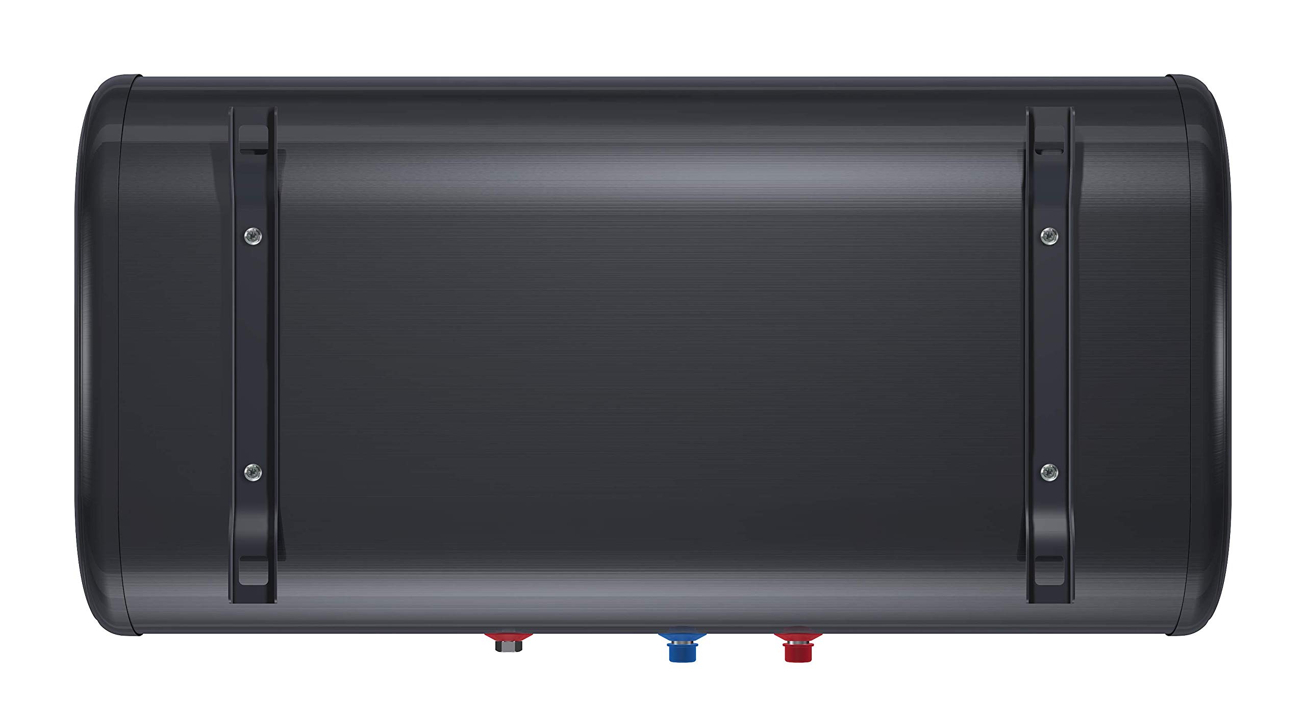 Thermex ID 80 H Shadow Smart Warmwasserspeicher 80 Liter Smart Warmwasserspeicher, horizontale Wandmontage, schwarz