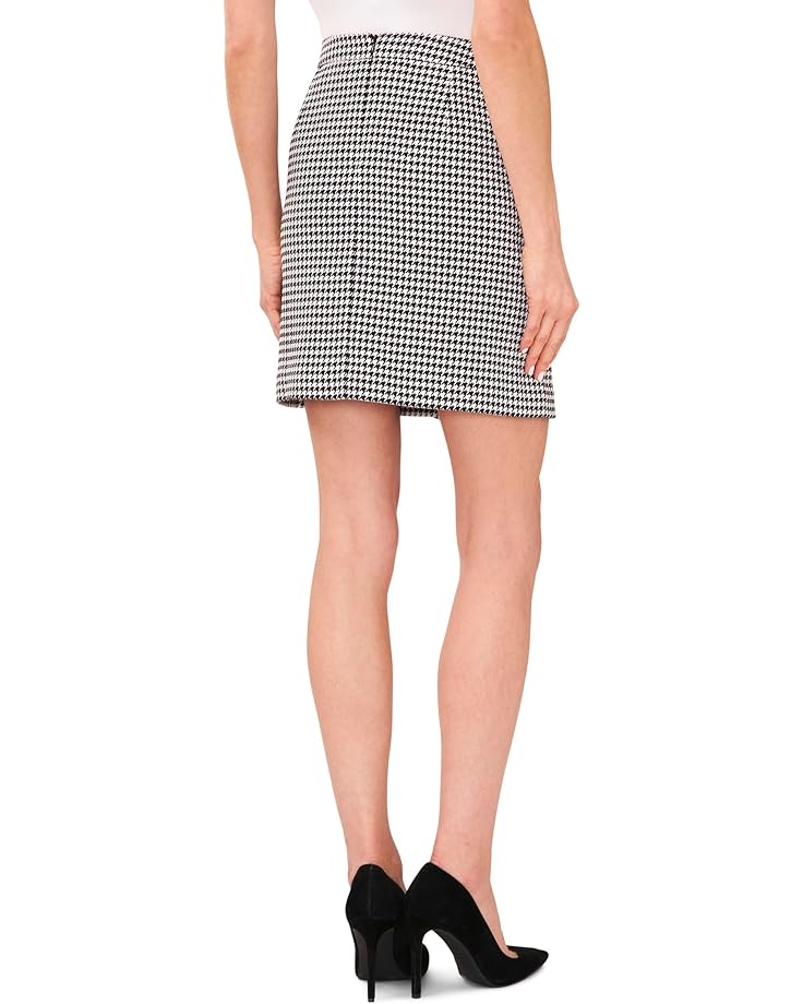 CeCe Houndstooth A-Line Skirt with Darts - #2 of 3