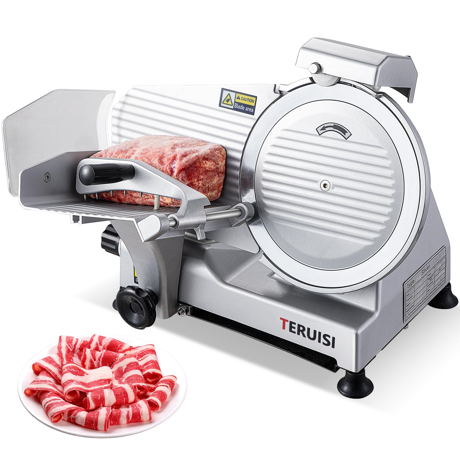 Photo 1 of TERUISI Commercial Meat Slicer, 10-inch Blade, 240W