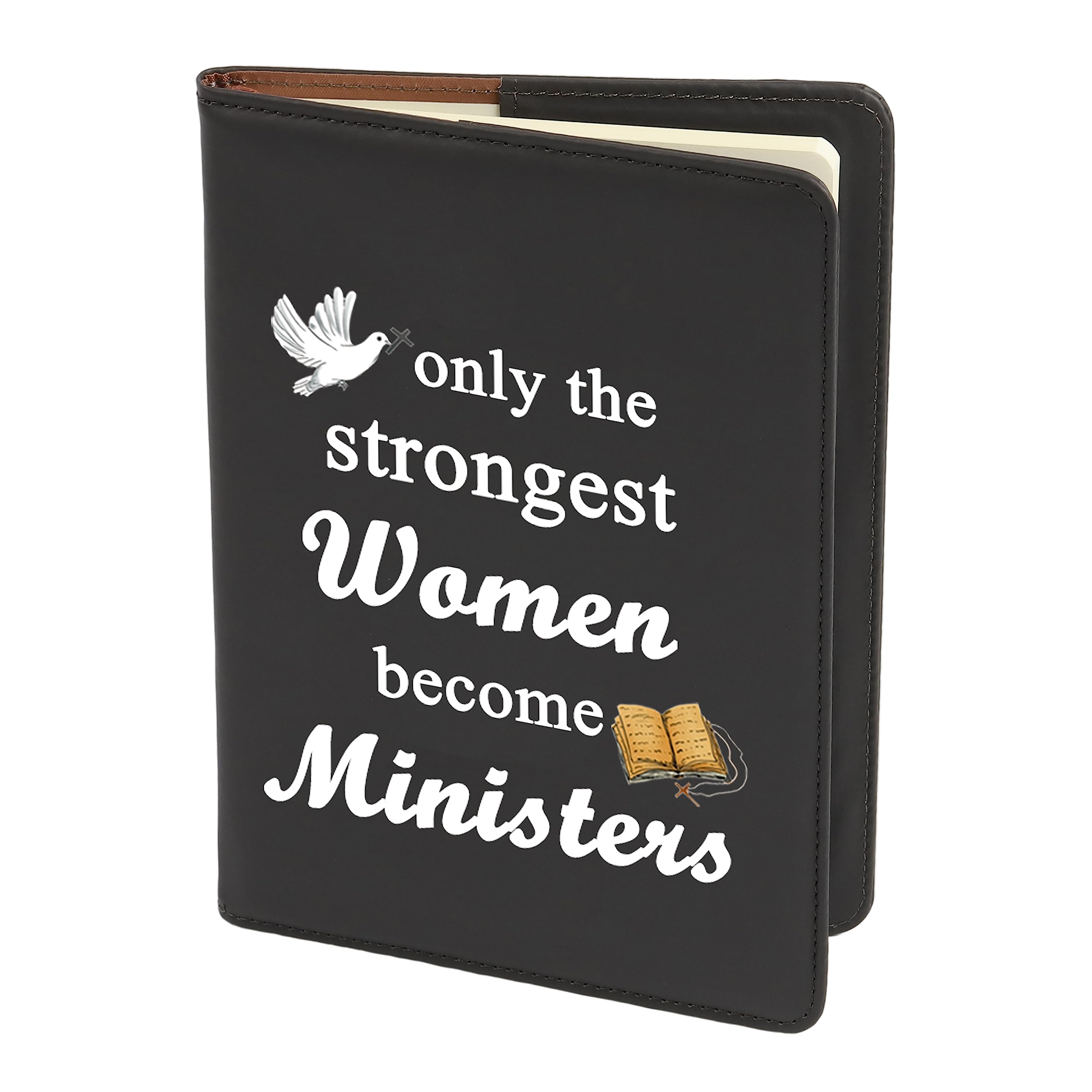 Gzrlyf Female Minister Notebook Ordination Gifts for Women Ministers Journal Pastor Appreciation Gifts Wedding Officiant Gift (Notebook)