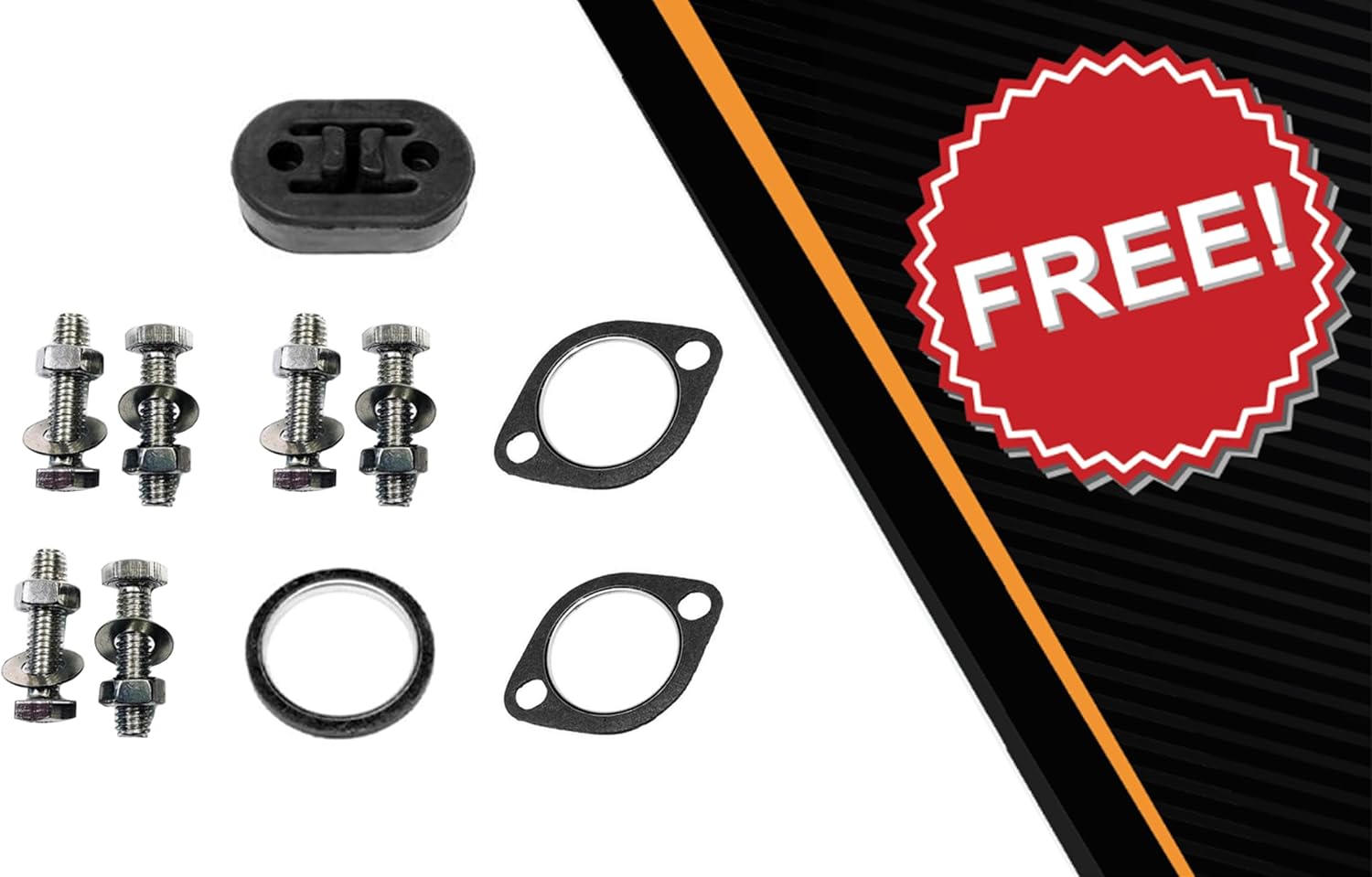 Northeastern Exhaust | Stainless Steel Exhaust Front Flex Y-Pipe Compatible for Ford Taurus 2008-2012 3.5L | Mercury Sable 2008-2009 3.5L | Free Gaskets and Bolts & Nuts Included