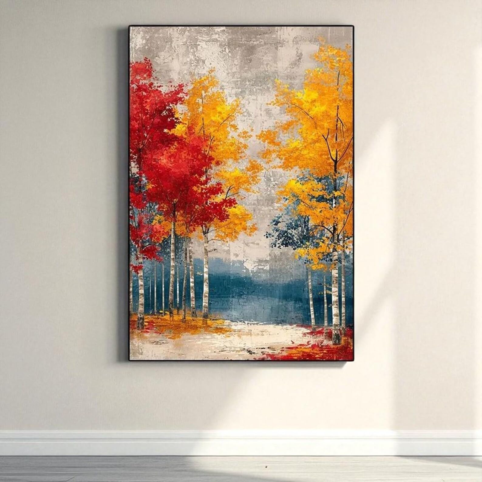 Affiche automne chaleureuse pour décorer un salon cocooning esthétique - 8