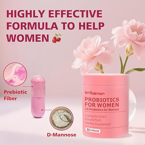 Miniatura 3 de Probióticos vaginales prémium para mujeres, equilibrio de pH con prebióticos y mezcla de probióticos Lactobacillus, suplemento de salud vaginal,