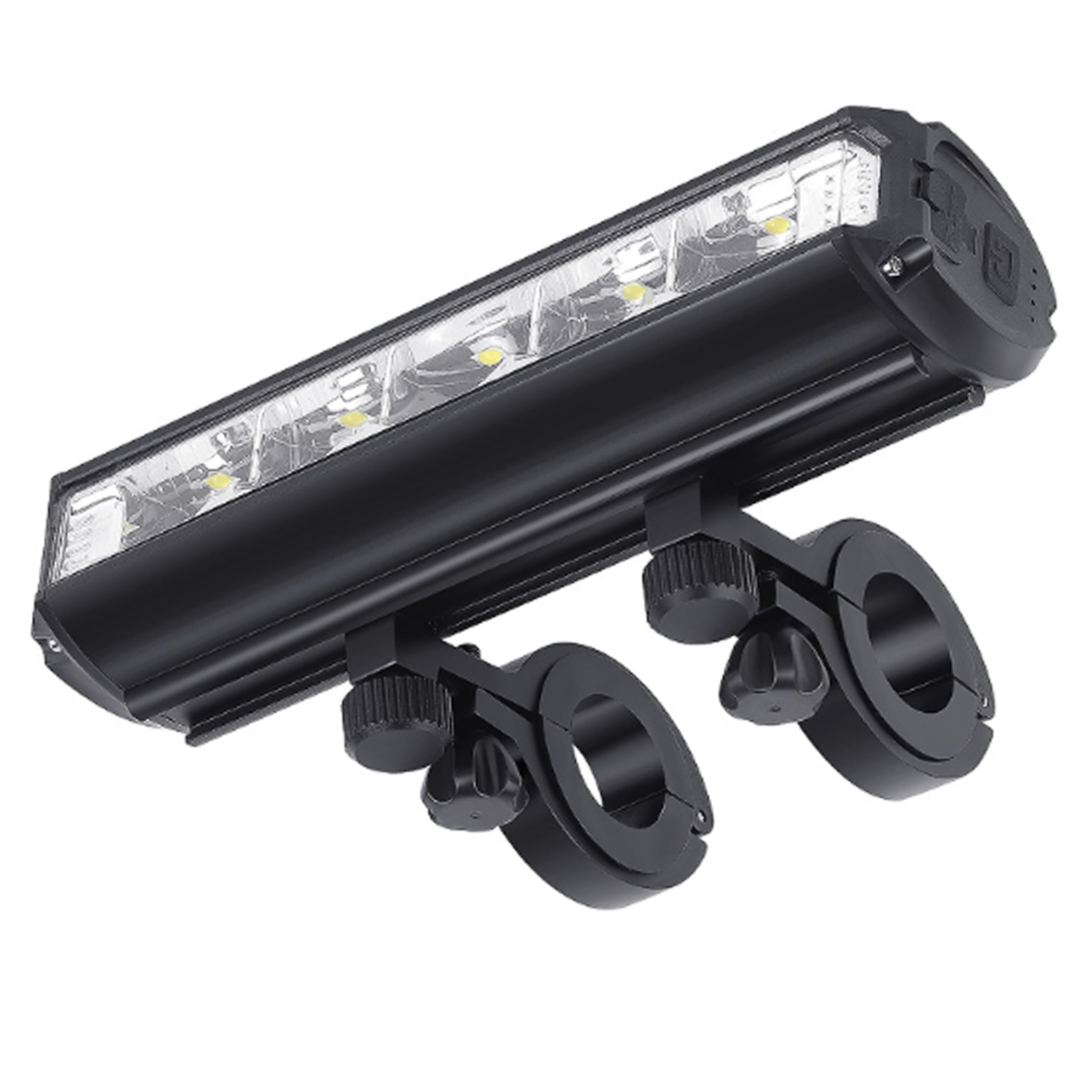 Luz Delantera para Bicicleta, Faro Delantero Recargable para Bicicleta, Barra de aleación de Aluminio de 20000 lúmenes con Accesorios de Carga inversa de 10000mah para Deportes nocturnos.