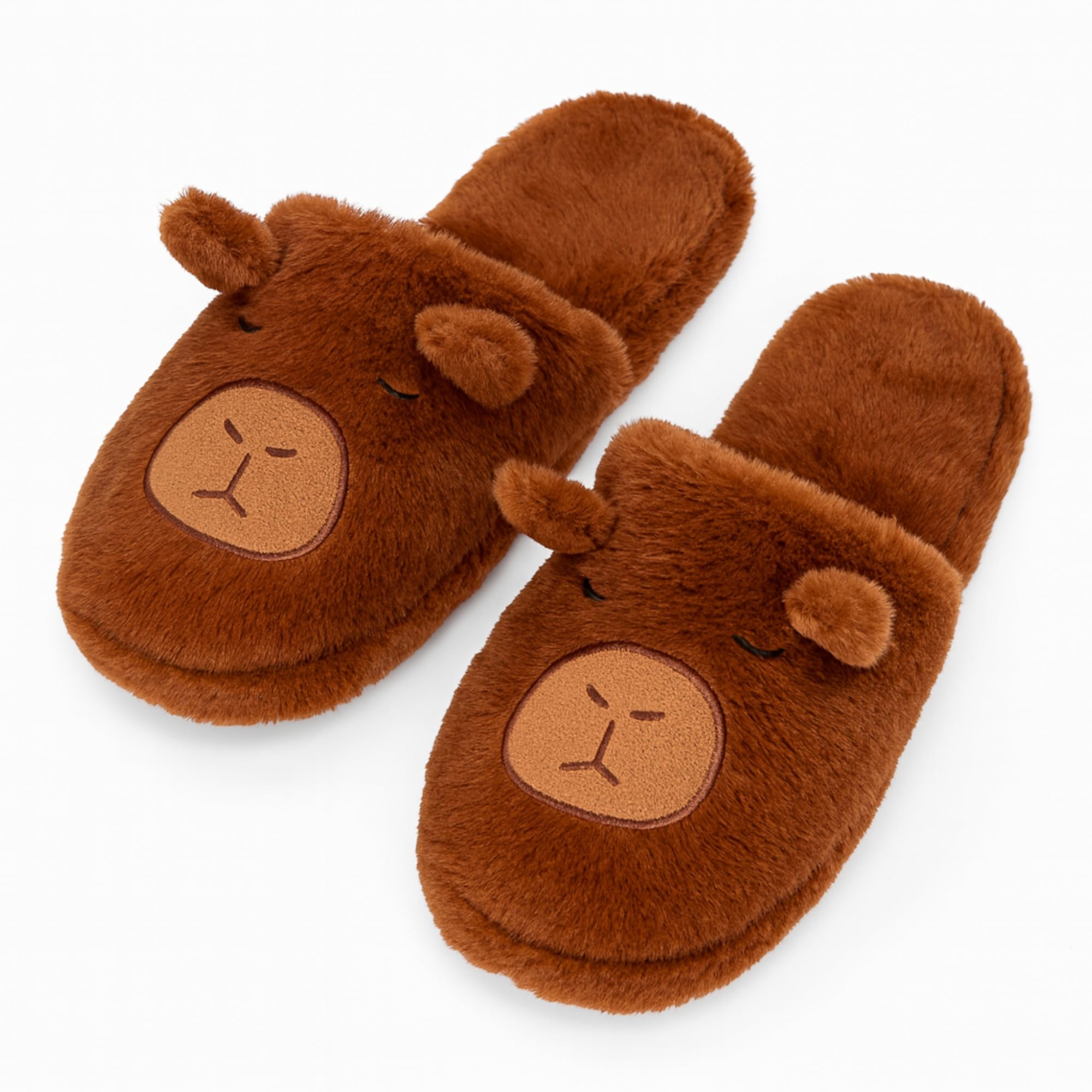 MIJOMA Kuschelige Hausschuhe Damen mit süßem Capybara-Design