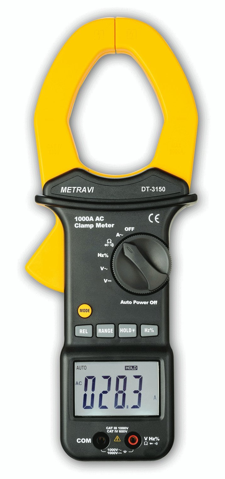 Metravi DT-3150 Big Jaw AC Clamp Meter 1000A, Fully-protected with 57mm (B07SPKW9P2) Amazon Price History, Amazon Price Tracker