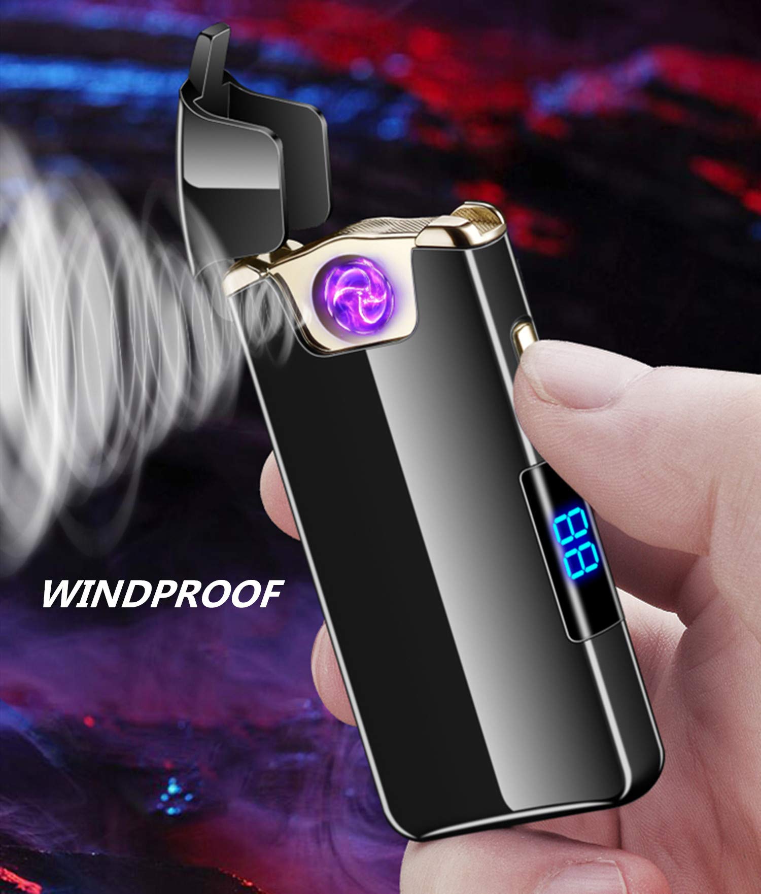 best rechargeable cigarette lighter Amazon.com: Magic Arc Electric Lighter Flameless Windproof Lighter USB  Rechargeable Smart Lighter Best Gift for You (Blue) : Health & Household