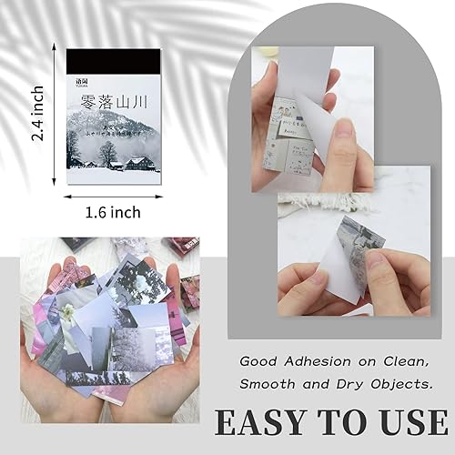 Miniatura 9 de Juego de 600 calcomanías Washi, 12 juegos de agenda para álbumes de recortes, agenda de álbumes, calcomanías para álbumes de recortes, suministros