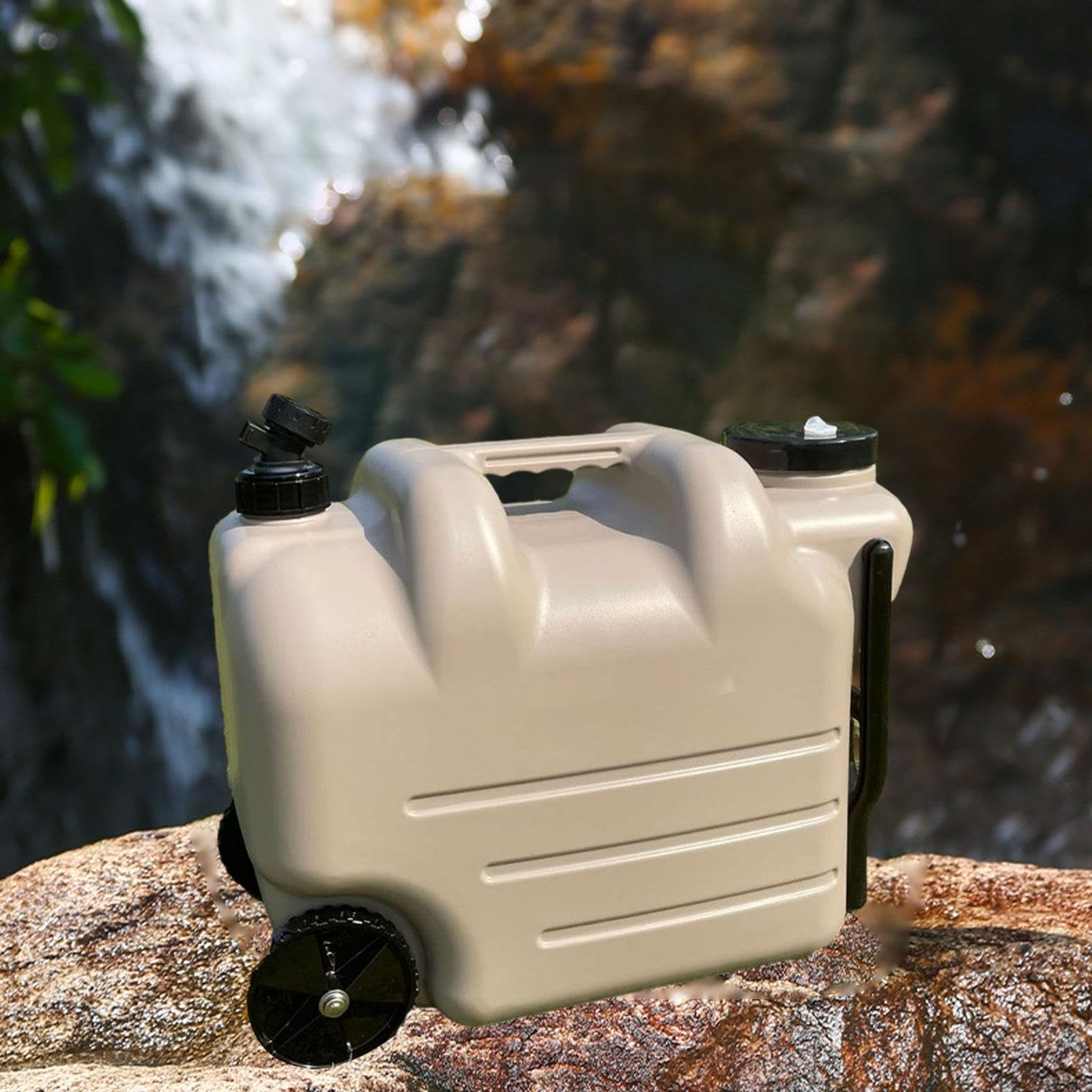 Camping-wasserbehälter mit Großer Öffnung Und Hahn Und Langlebig Vielseitig für Outdoor-aktivitäten Und Freizeit