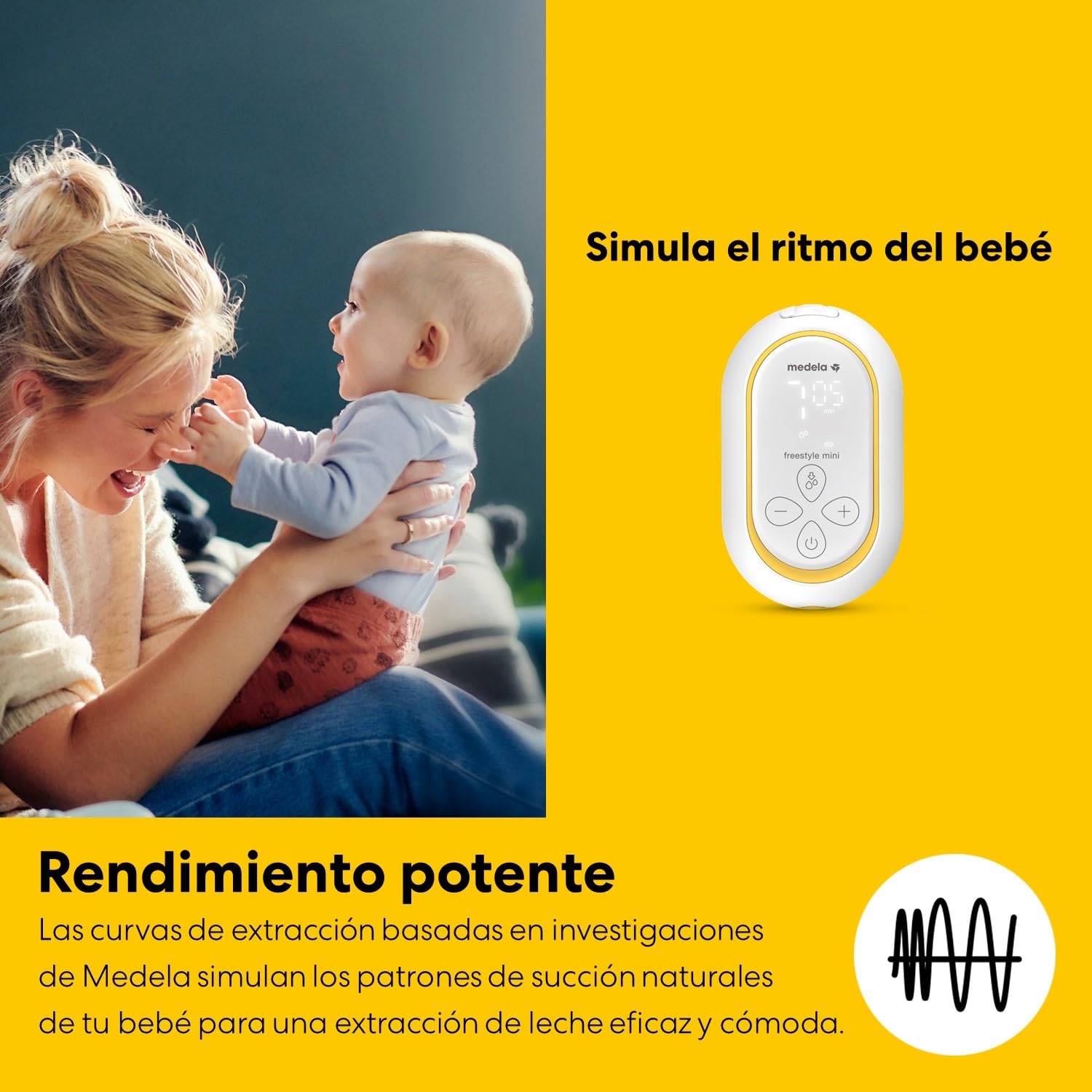 Medela Freestyle Mini Classic extractor de leche eléctrico doble con batería recargable
