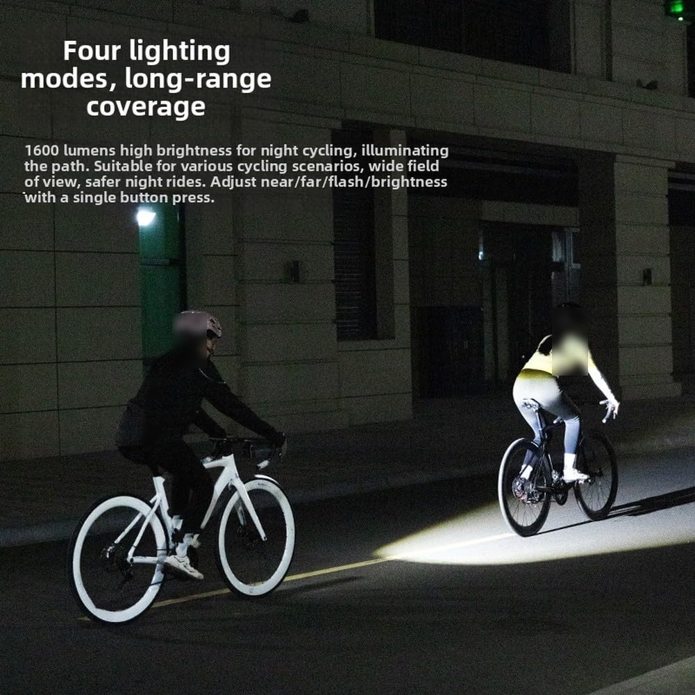 Ciclo faro, Outdoor Ricaricabile Antipioggia Luce LED per Night Riding Safety Front Lamp Bike Torcia Accessorio