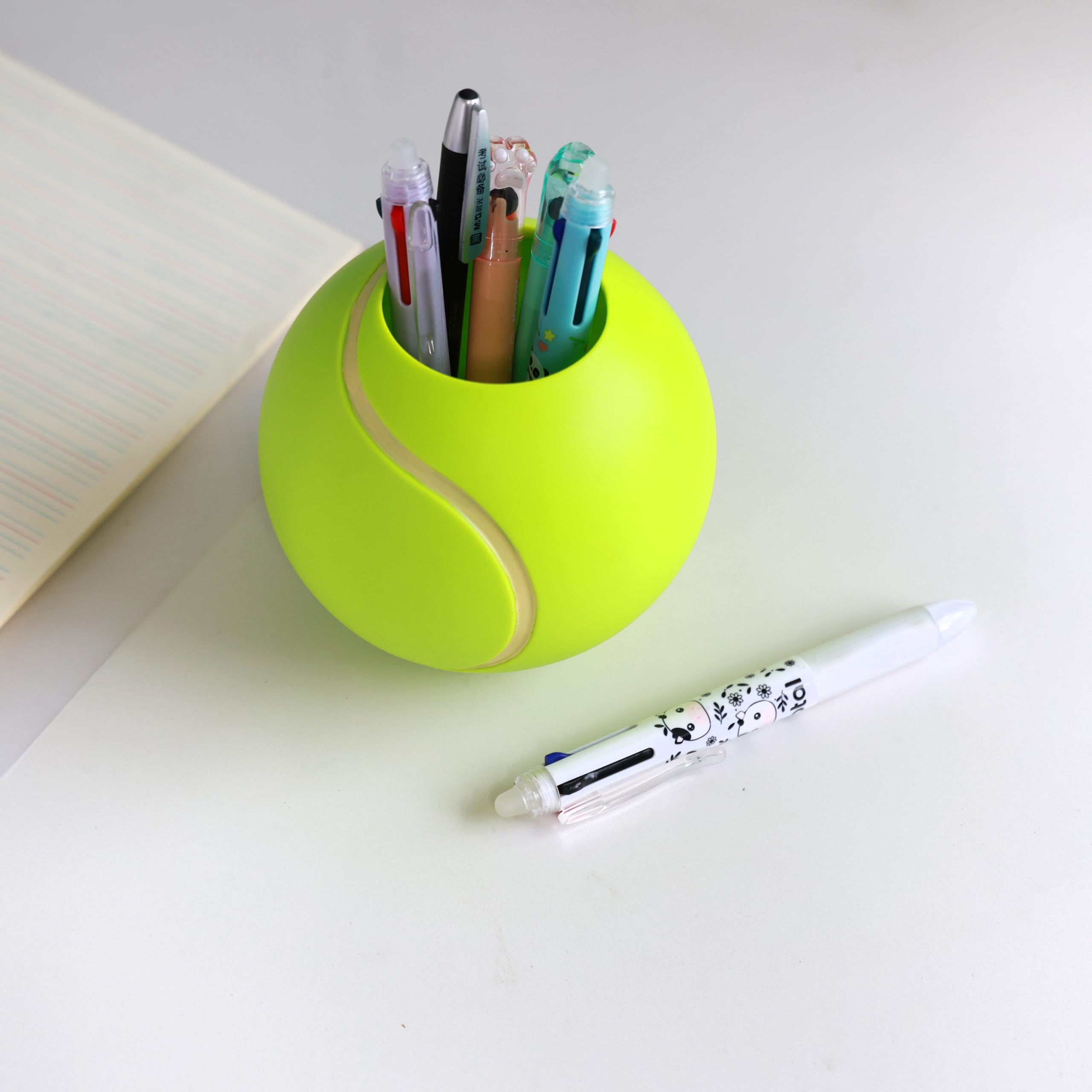 I-TOTAL - 3D Pen Holder - Kawaii Style Desk Organizer for Pens and Accessories, Gift Idea (TENNIS) - Image 3