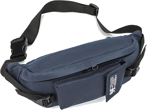 JEMINAL Sling Bag Diamond-Grid Pattern 4L Light Spacious Crossbody Shoulder Everyday Carry Bag with Quick-adjust Strap - Double Layered Fabric Funny Pack for Men, Women, Travel, Sport Blue