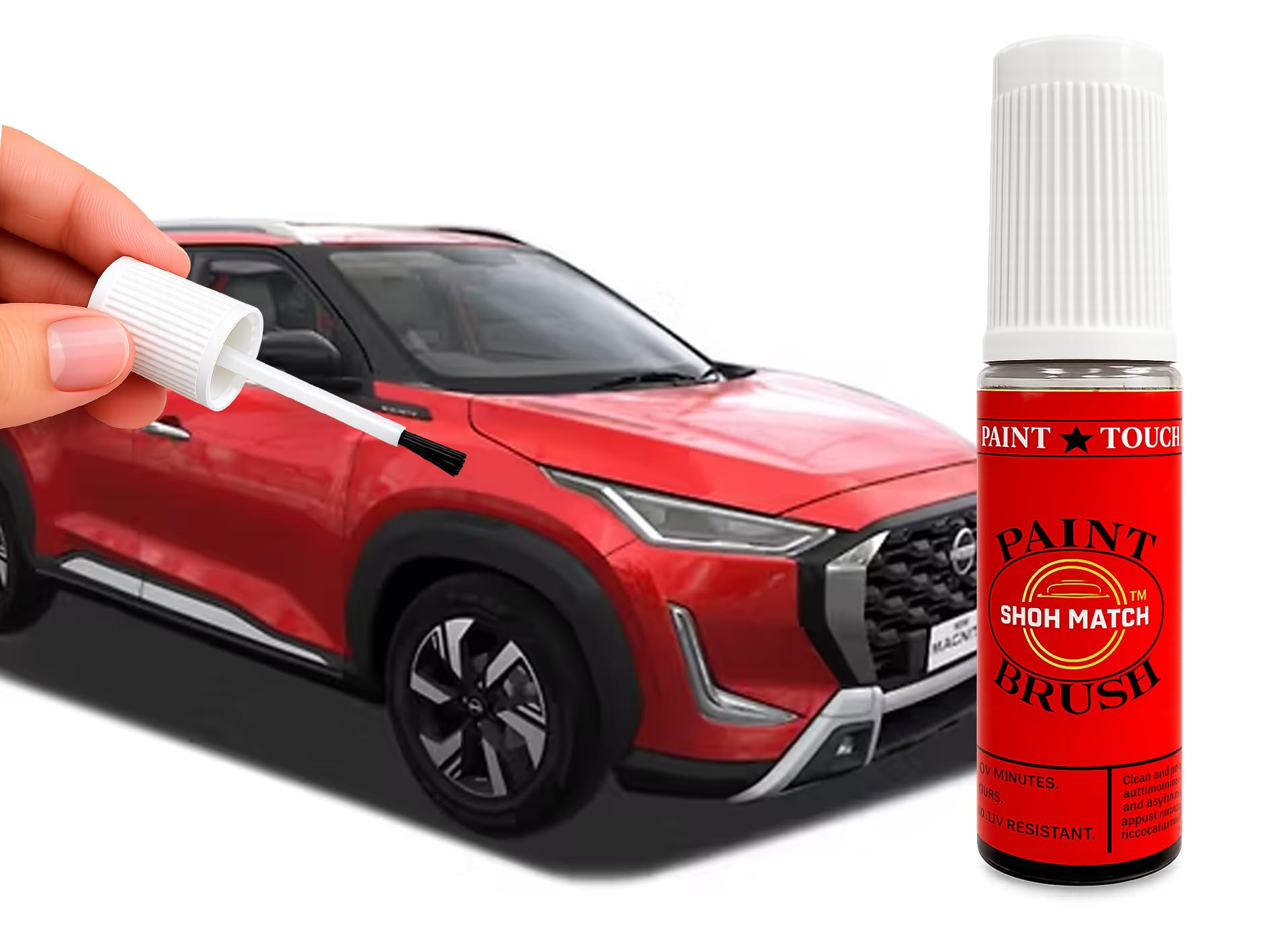 Show Match 2K Touch-Up Paint for Nissan Magnite Scratch Remover Pen (Flare Garnet Red)-picture-17