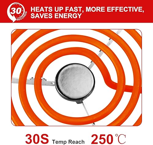 Miniatura 3 de Elemento de estufa de repuesto para quemador eléctrico Aman.a Whirlpool Ke.nmore, MP22YA, incluye 2 piezas MP21YA de 8 pulgadas y 2 piezas MP15YA de